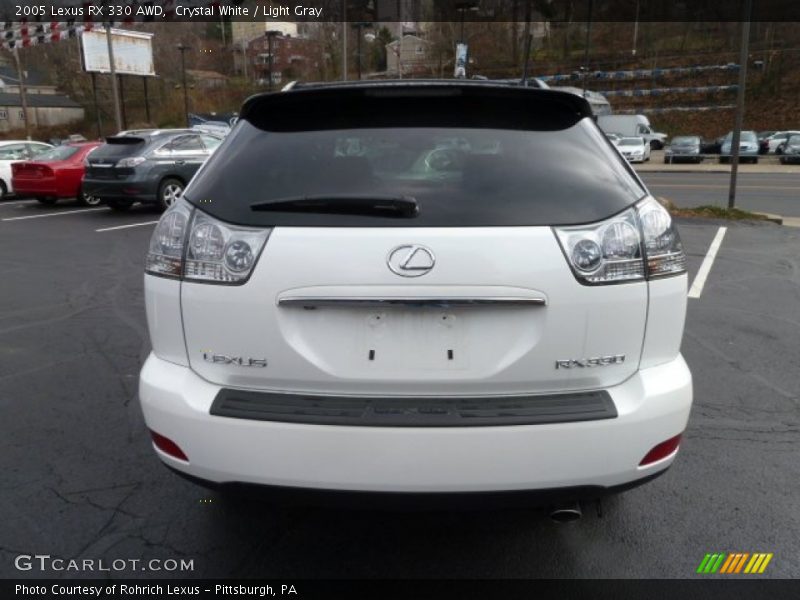 Crystal White / Light Gray 2005 Lexus RX 330 AWD