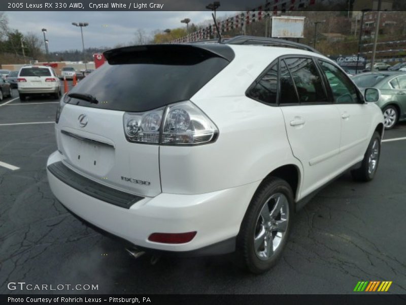 Crystal White / Light Gray 2005 Lexus RX 330 AWD