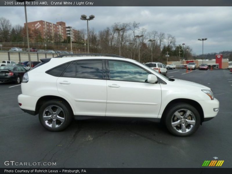 Crystal White / Light Gray 2005 Lexus RX 330 AWD