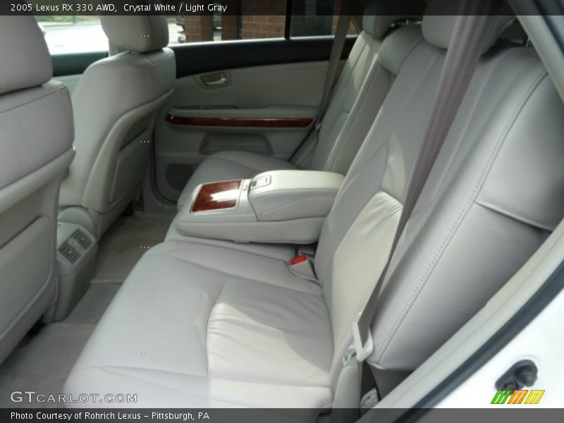 Crystal White / Light Gray 2005 Lexus RX 330 AWD