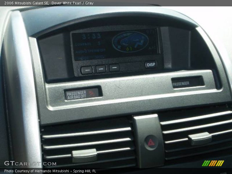 Dover White Pearl / Gray 2006 Mitsubishi Galant SE