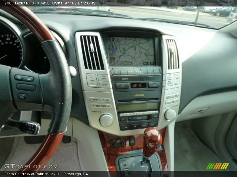 Crystal White / Light Gray 2005 Lexus RX 330 AWD