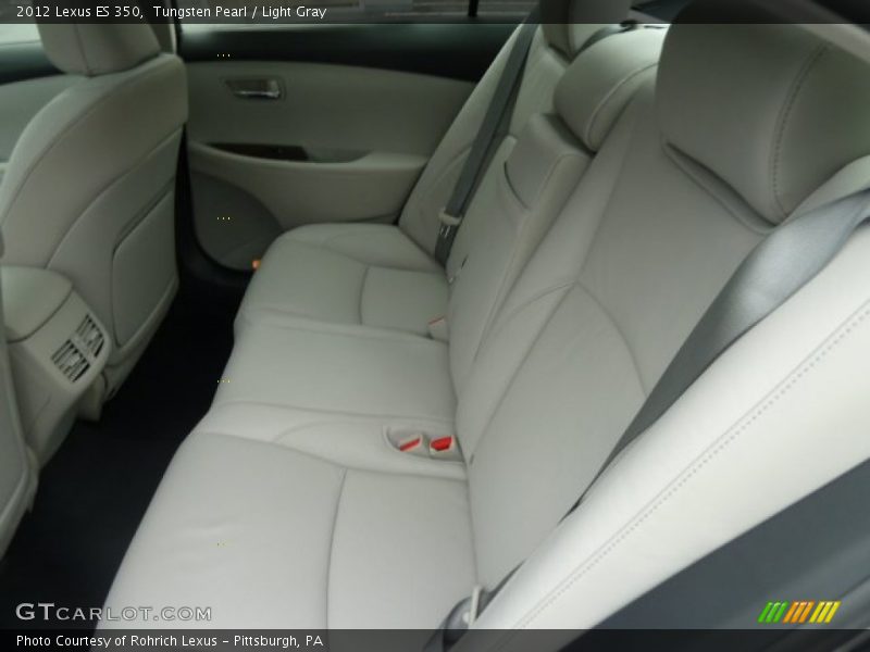 Tungsten Pearl / Light Gray 2012 Lexus ES 350