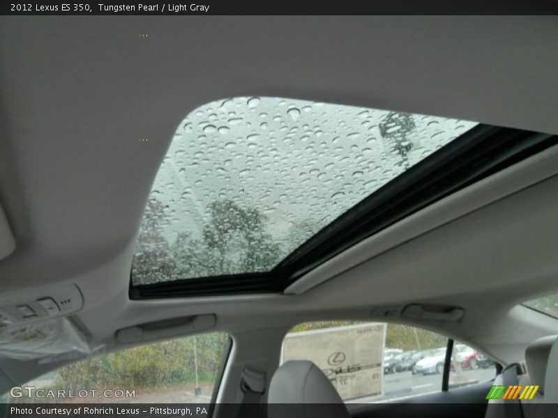 Tungsten Pearl / Light Gray 2012 Lexus ES 350