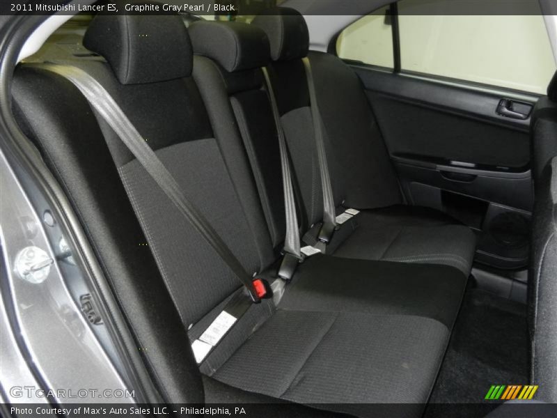 Graphite Gray Pearl / Black 2011 Mitsubishi Lancer ES