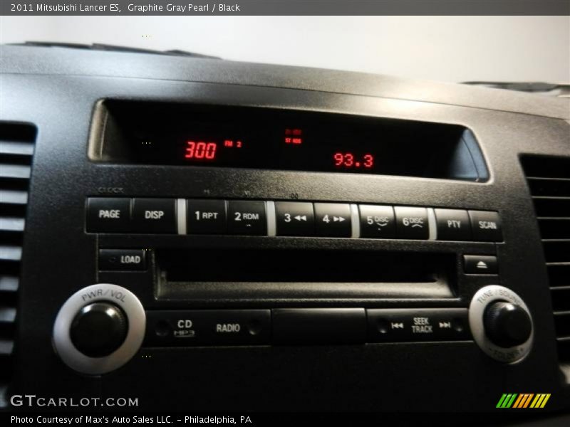 Graphite Gray Pearl / Black 2011 Mitsubishi Lancer ES