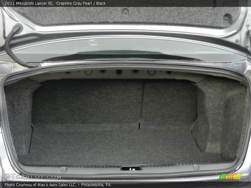 Graphite Gray Pearl / Black 2011 Mitsubishi Lancer ES