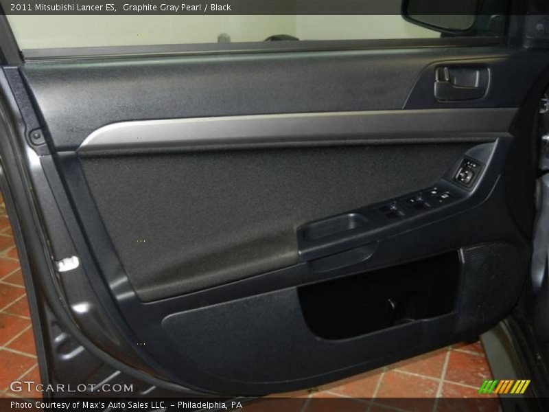 Graphite Gray Pearl / Black 2011 Mitsubishi Lancer ES
