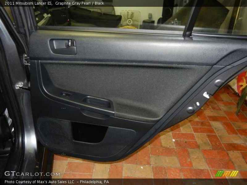 Graphite Gray Pearl / Black 2011 Mitsubishi Lancer ES