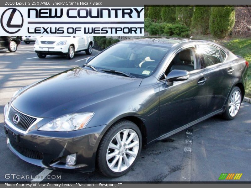 Smoky Granite Mica / Black 2010 Lexus IS 250 AWD