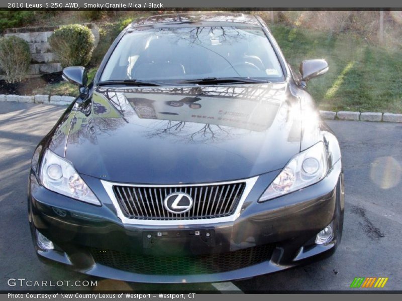 Smoky Granite Mica / Black 2010 Lexus IS 250 AWD
