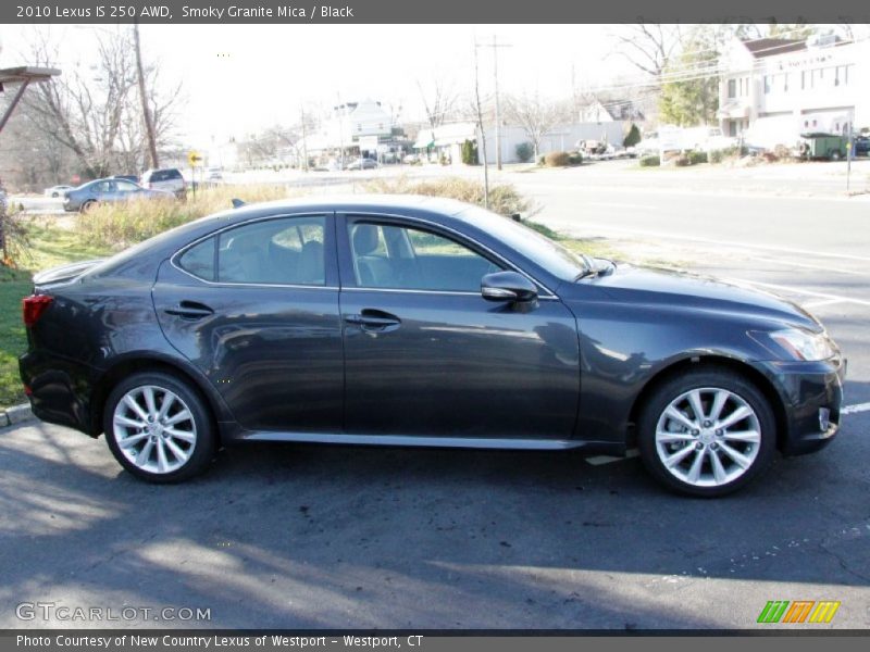 Smoky Granite Mica / Black 2010 Lexus IS 250 AWD