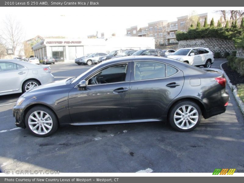 Smoky Granite Mica / Black 2010 Lexus IS 250 AWD