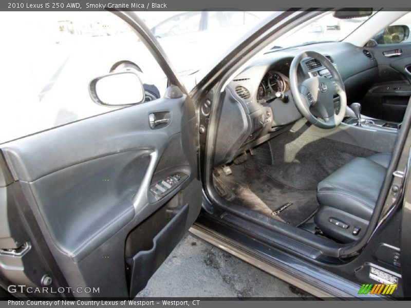 Smoky Granite Mica / Black 2010 Lexus IS 250 AWD