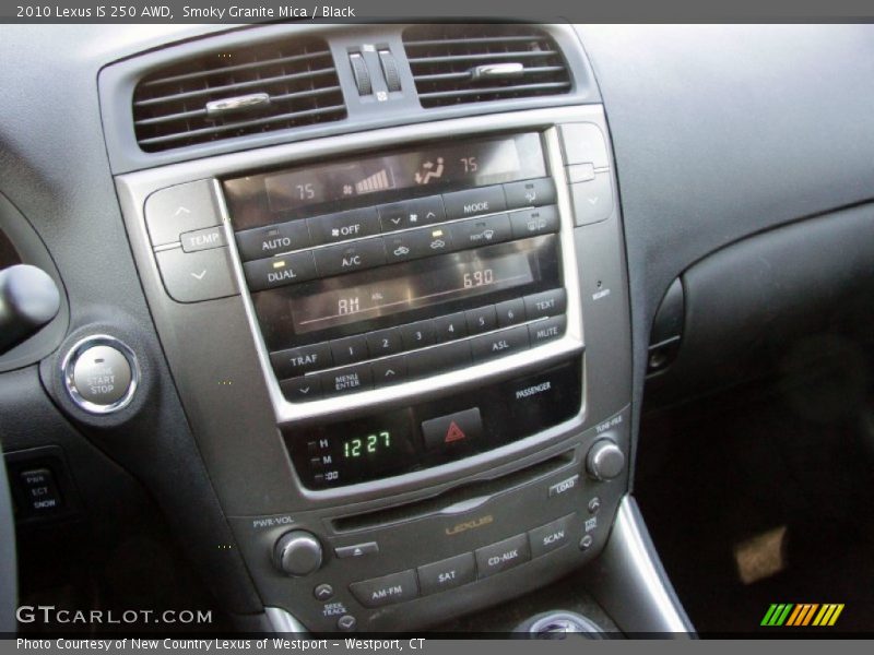 Smoky Granite Mica / Black 2010 Lexus IS 250 AWD