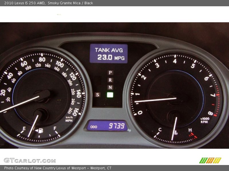 Smoky Granite Mica / Black 2010 Lexus IS 250 AWD
