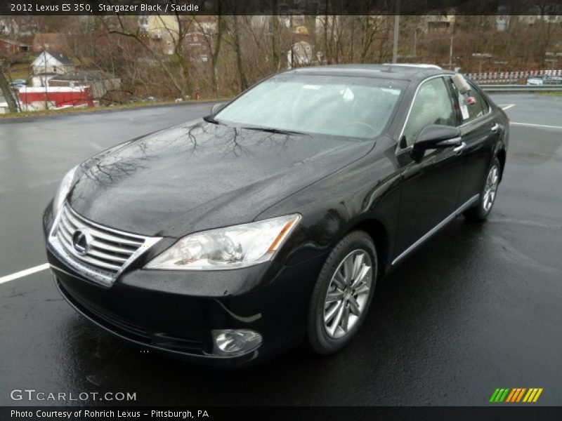 Stargazer Black / Saddle 2012 Lexus ES 350