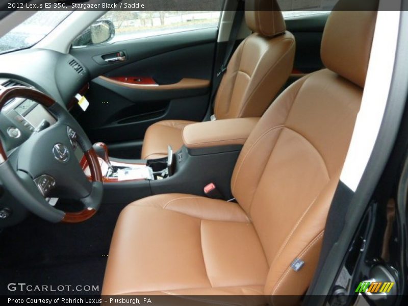  2012 ES 350 Saddle Interior