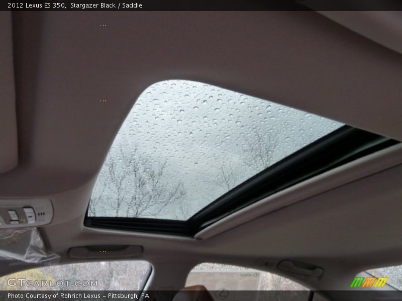 Stargazer Black / Saddle 2012 Lexus ES 350