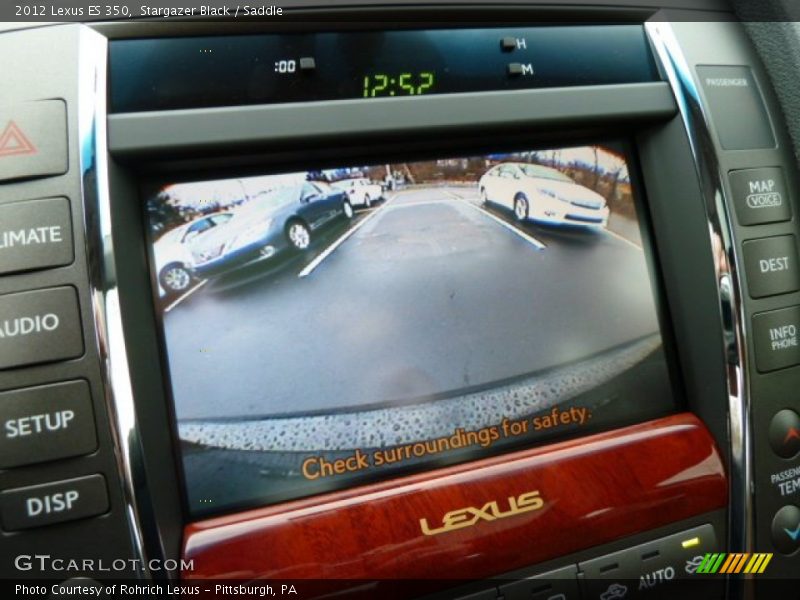 Stargazer Black / Saddle 2012 Lexus ES 350