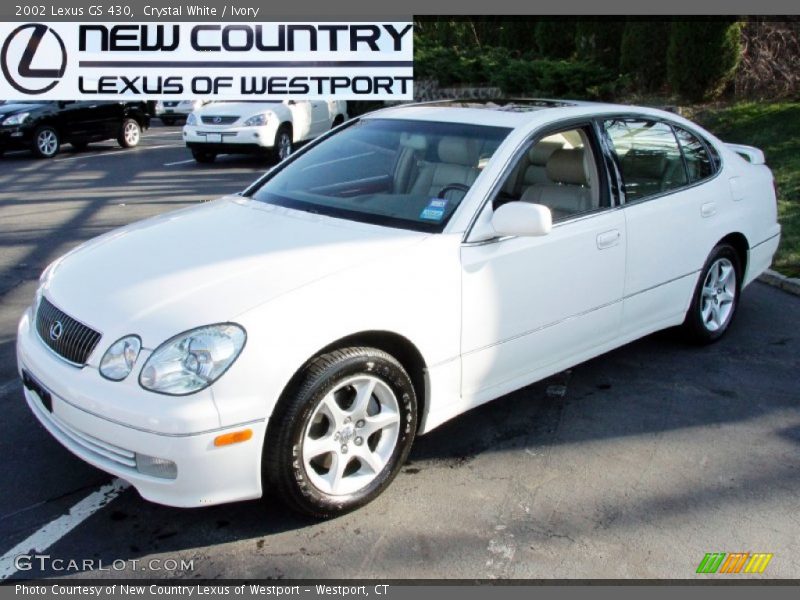Crystal White / Ivory 2002 Lexus GS 430