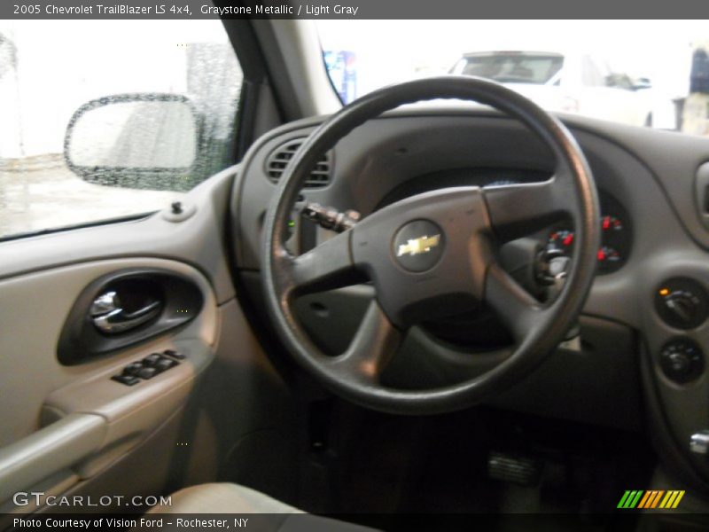 Graystone Metallic / Light Gray 2005 Chevrolet TrailBlazer LS 4x4