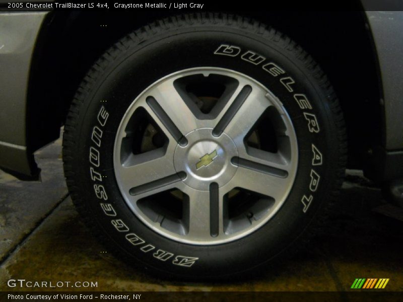 Graystone Metallic / Light Gray 2005 Chevrolet TrailBlazer LS 4x4