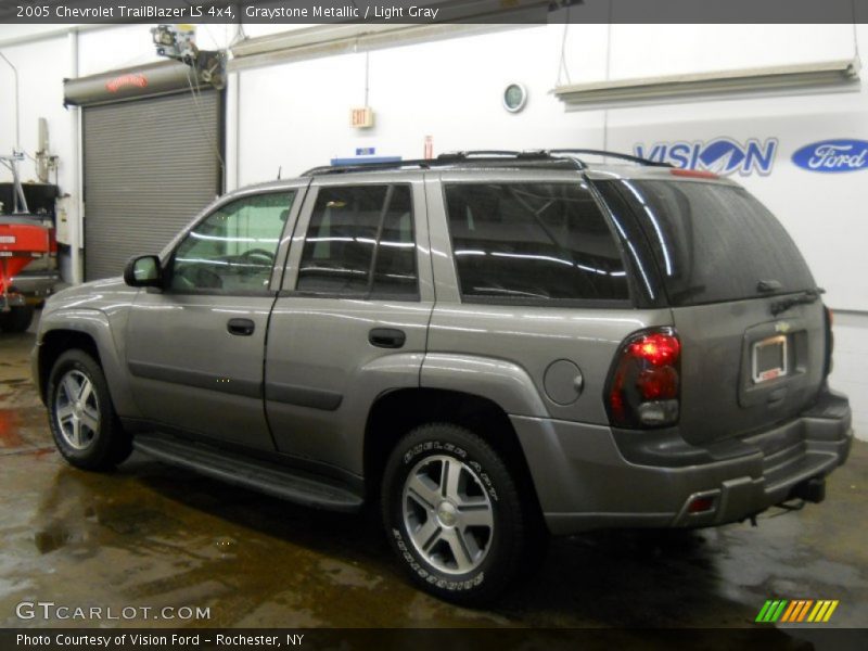 Graystone Metallic / Light Gray 2005 Chevrolet TrailBlazer LS 4x4