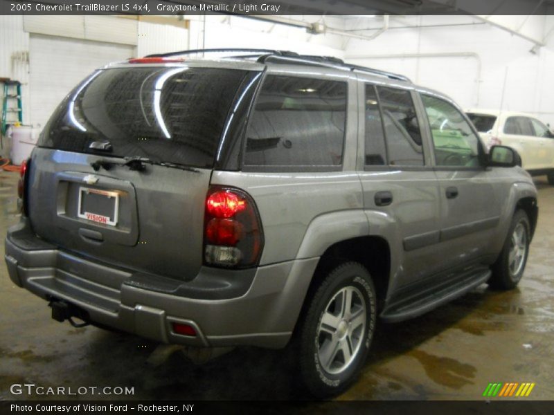 Graystone Metallic / Light Gray 2005 Chevrolet TrailBlazer LS 4x4