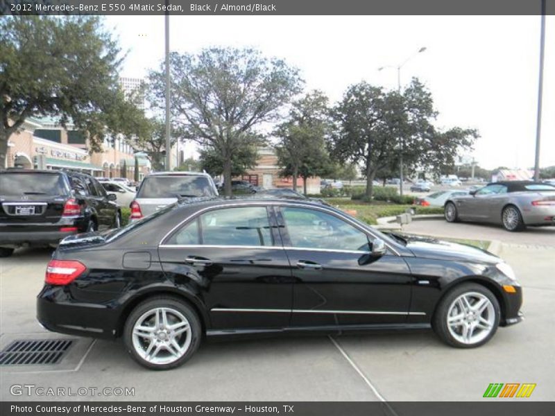 Black / Almond/Black 2012 Mercedes-Benz E 550 4Matic Sedan