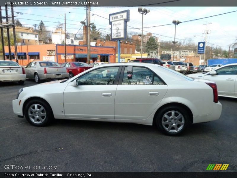 White Diamond / Cashmere 2006 Cadillac CTS Sedan