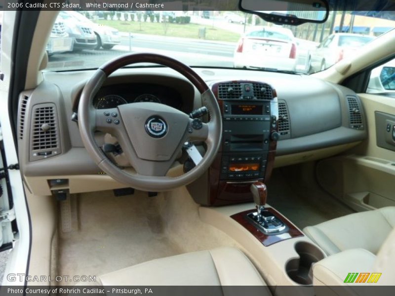 White Diamond / Cashmere 2006 Cadillac CTS Sedan