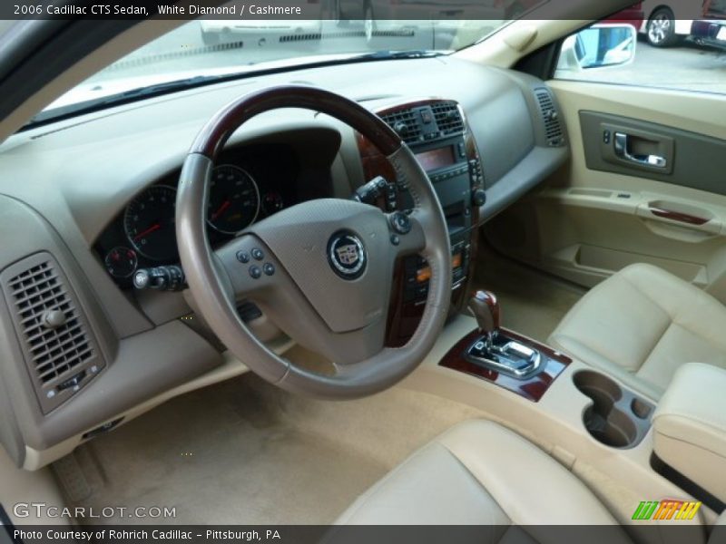 White Diamond / Cashmere 2006 Cadillac CTS Sedan