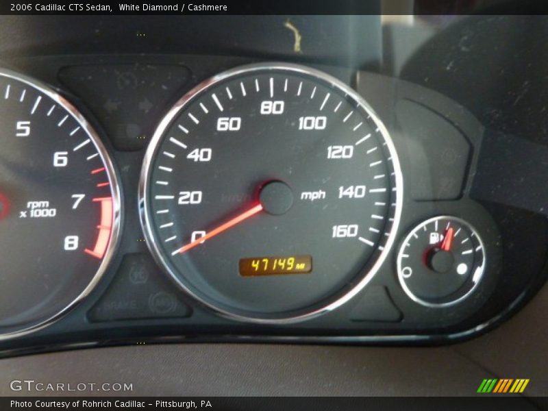 White Diamond / Cashmere 2006 Cadillac CTS Sedan