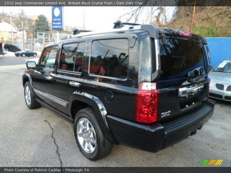 Brilliant Black Crystal Pearl / Dark Slate Gray 2010 Jeep Commander Limited 4x4