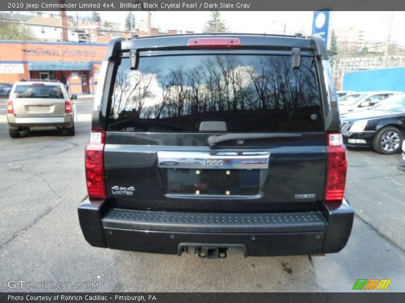 Brilliant Black Crystal Pearl / Dark Slate Gray 2010 Jeep Commander Limited 4x4