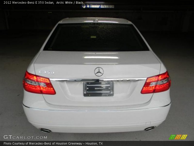 Arctic White / Black 2012 Mercedes-Benz E 350 Sedan