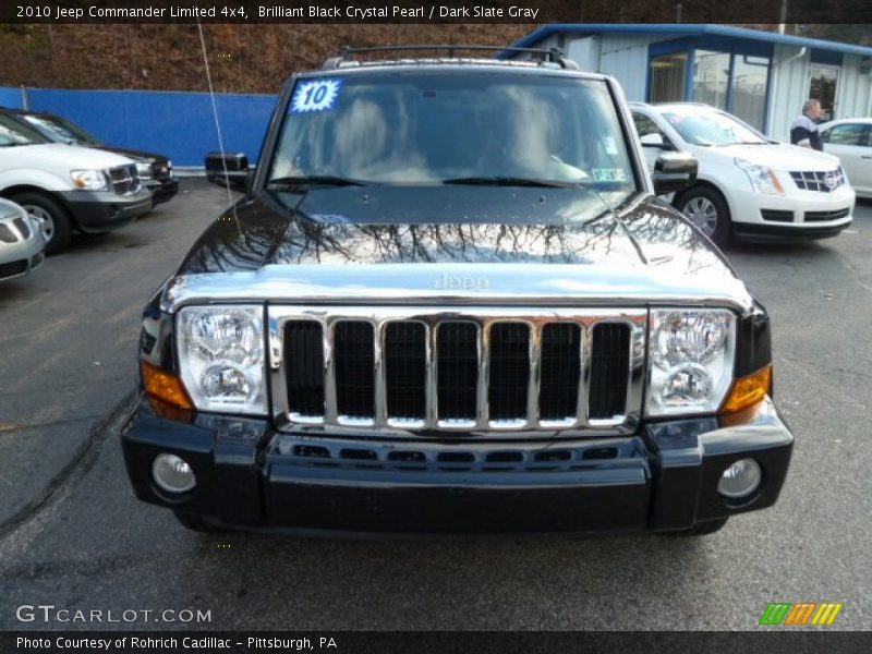 Brilliant Black Crystal Pearl / Dark Slate Gray 2010 Jeep Commander Limited 4x4