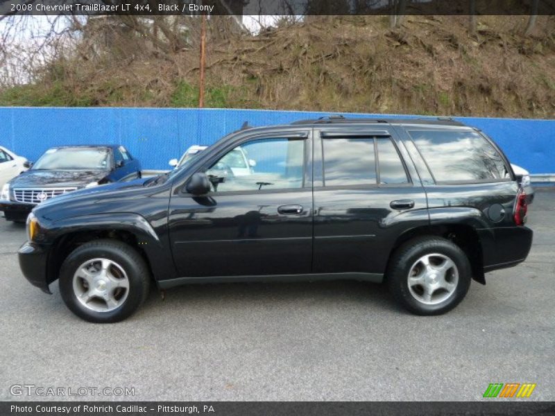 Black / Ebony 2008 Chevrolet TrailBlazer LT 4x4