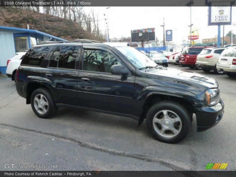 Black / Ebony 2008 Chevrolet TrailBlazer LT 4x4