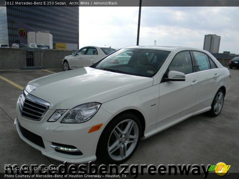 Arctic White / Almond/Black 2012 Mercedes-Benz E 350 Sedan