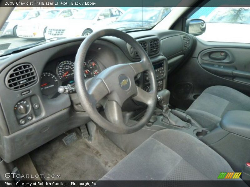 Black / Ebony 2008 Chevrolet TrailBlazer LT 4x4