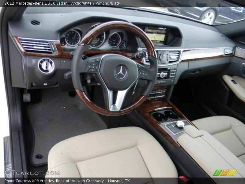 Arctic White / Almond/Black 2012 Mercedes-Benz E 350 Sedan