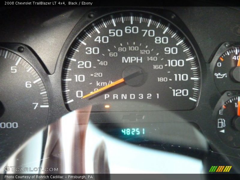 Black / Ebony 2008 Chevrolet TrailBlazer LT 4x4