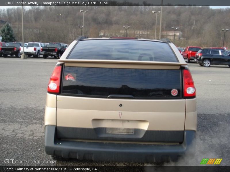 Champagne Beige Metallic / Dark Taupe 2003 Pontiac Aztek