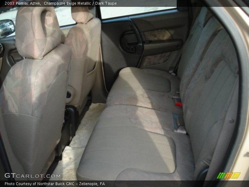 Champagne Beige Metallic / Dark Taupe 2003 Pontiac Aztek