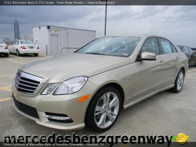 Pearl Beige Metallic / Natural Beige/Black 2012 Mercedes-Benz E 350 Sedan