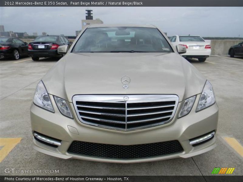 Pearl Beige Metallic / Natural Beige/Black 2012 Mercedes-Benz E 350 Sedan