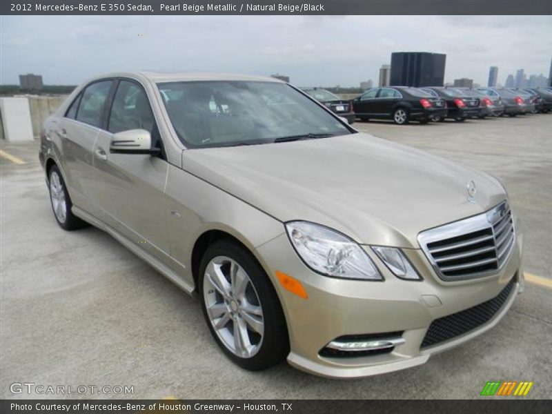 Pearl Beige Metallic / Natural Beige/Black 2012 Mercedes-Benz E 350 Sedan