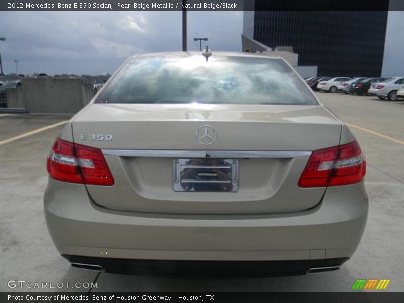 Pearl Beige Metallic / Natural Beige/Black 2012 Mercedes-Benz E 350 Sedan